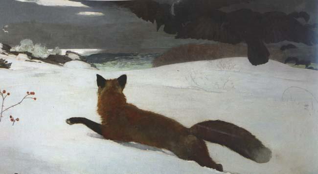 Winslow Homer Fox Hunt (mk44) oil painting picture